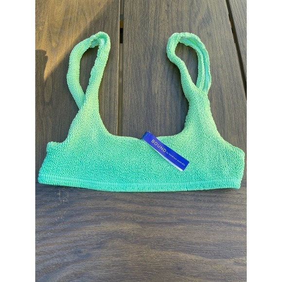 Bound by bond-eye Australia one size green bikini top - Picture 3 of 8